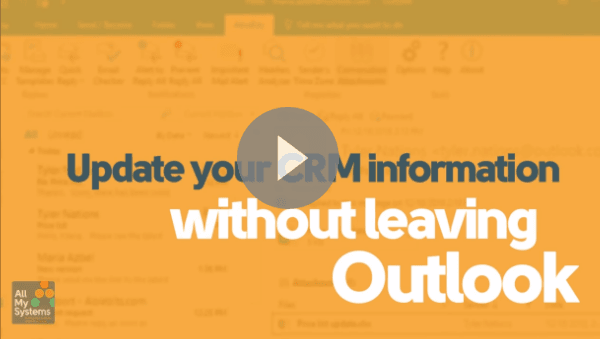 Update your CRM from Outlook