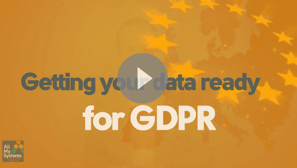 Getting your data ready for GDPR