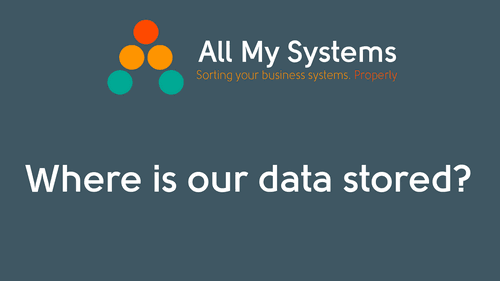 Where is our data stored?