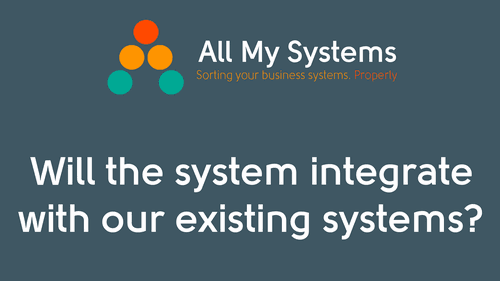 Will the CRM system integrate with our existing systems