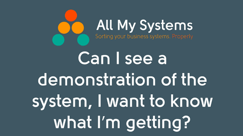 Can I see a demonstration?