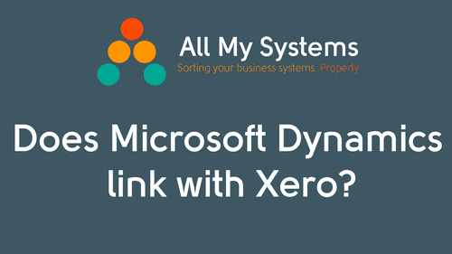 Does Microsoft Dynamics link with Xero?