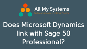 Does Microsoft Dynamics Link With Sage 50 Professional? - Your Questions