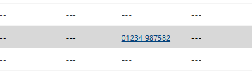 Phone number in view