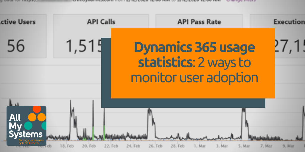 Dynamics user statistics