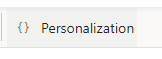 personalisation