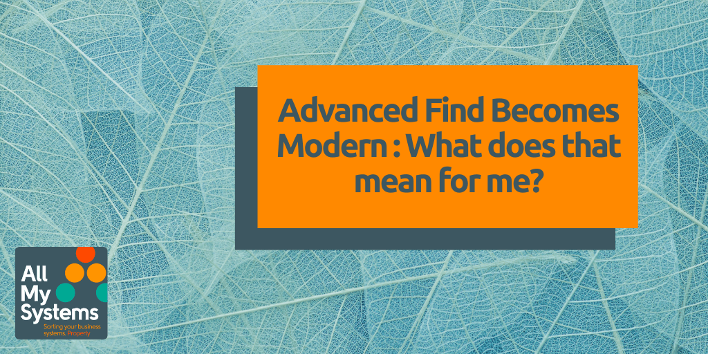 How to Use Modern Advanced Find in Dynamics 365