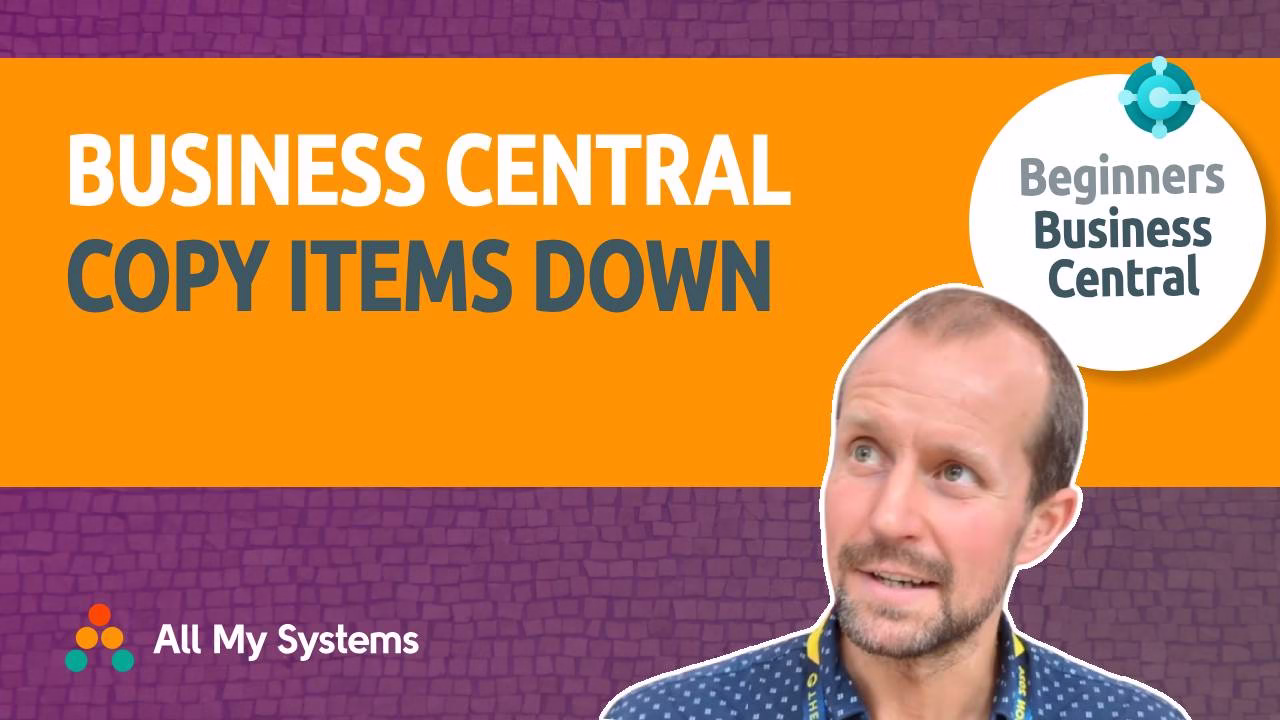 copy items down
