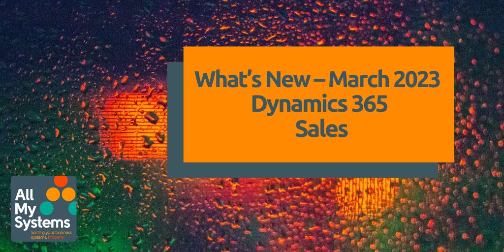 Dynamics wave1 2023 sales