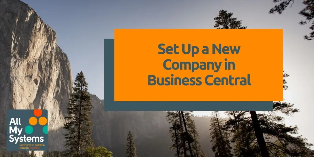 How Do I Set Up a New Company in Business Central?