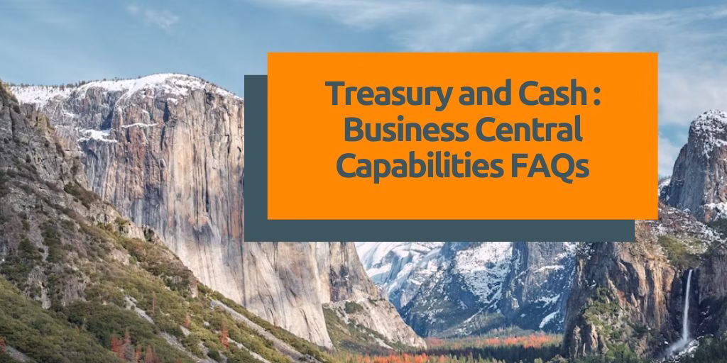 Treasury and Cash