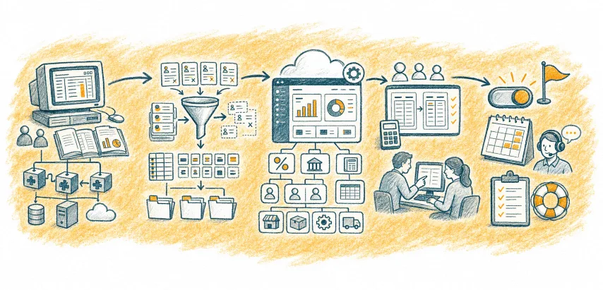 How the Sage to Business Central migration works